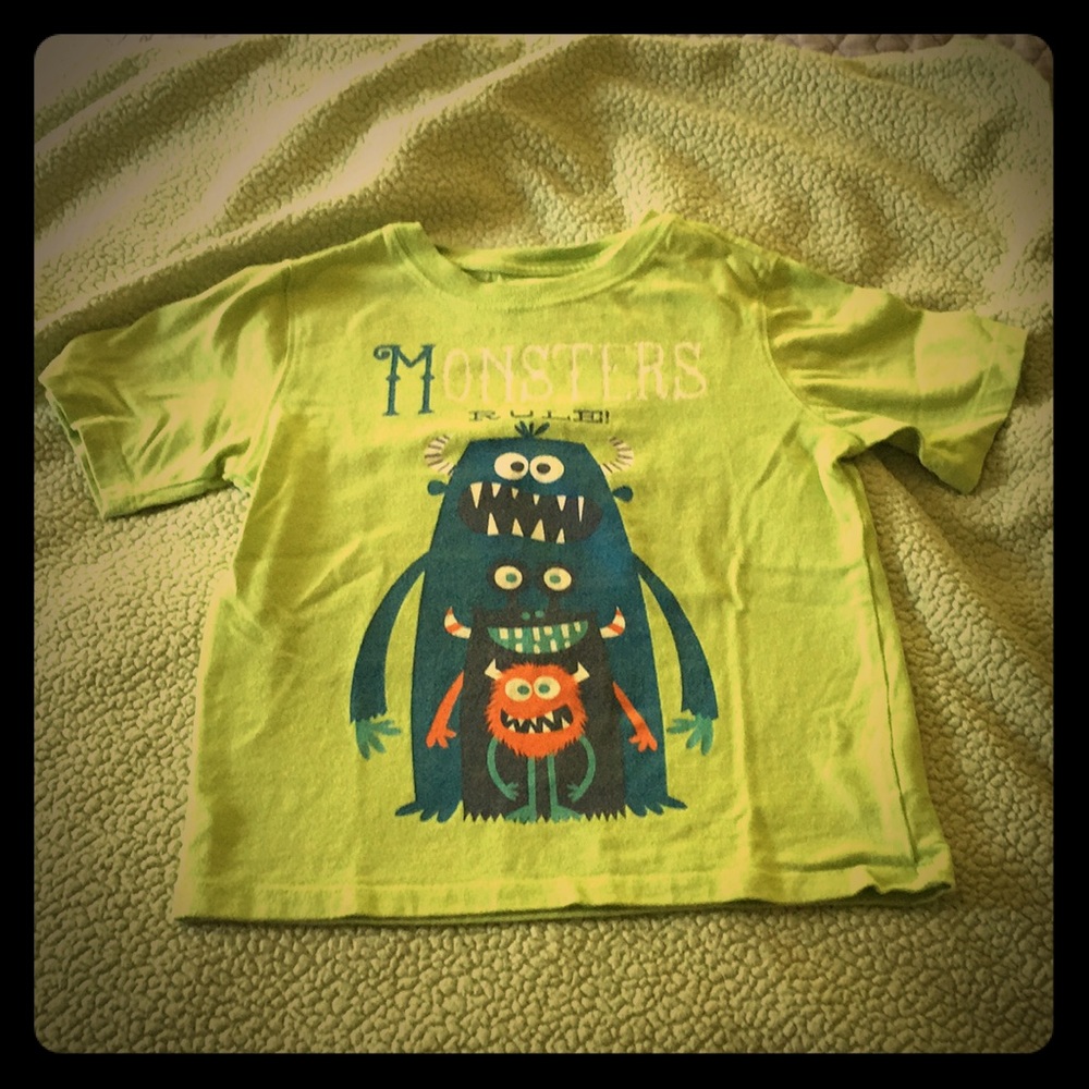 Short Sleeve Monsters Rule Shirt